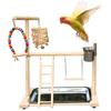 Попугай Натуральная Птица Игра Развлечение Подвесная Птица Попугай Вода с Маленькой Игровой площадкой Тосу, Дерево, Зона, Лестница, Спортзал, Парк, Спортивный, Тип, Насест,