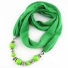 Ladies' Ethnic Style Scarf Accessory, Gorgeous Bead Ring Design, Necklace Scarf Two In One Fashion Accessory