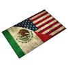 Флаг Мексики Внутренний Дверной Коврик Придверный Коврик Противоскользящая Резиновая Подкладка Коврик Перед Дверью Кристаллический Бархат Американский и Мексиканский Смешанный Напольный Коврик