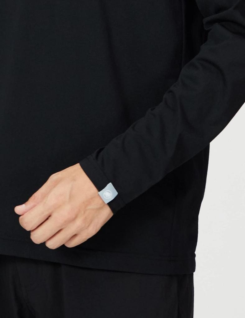 Футболки с длинными рукавами и принтом логотипа QD AF Men PRT2 L [Mammut] black-magma