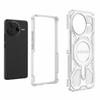 BIBERCAS J-16 Transparent Series For Xiaomi Poco F7 Ultra 5G/Redmi K80 Pro 5G Case Compatible with MagSafe TPU+PC Phone Cover