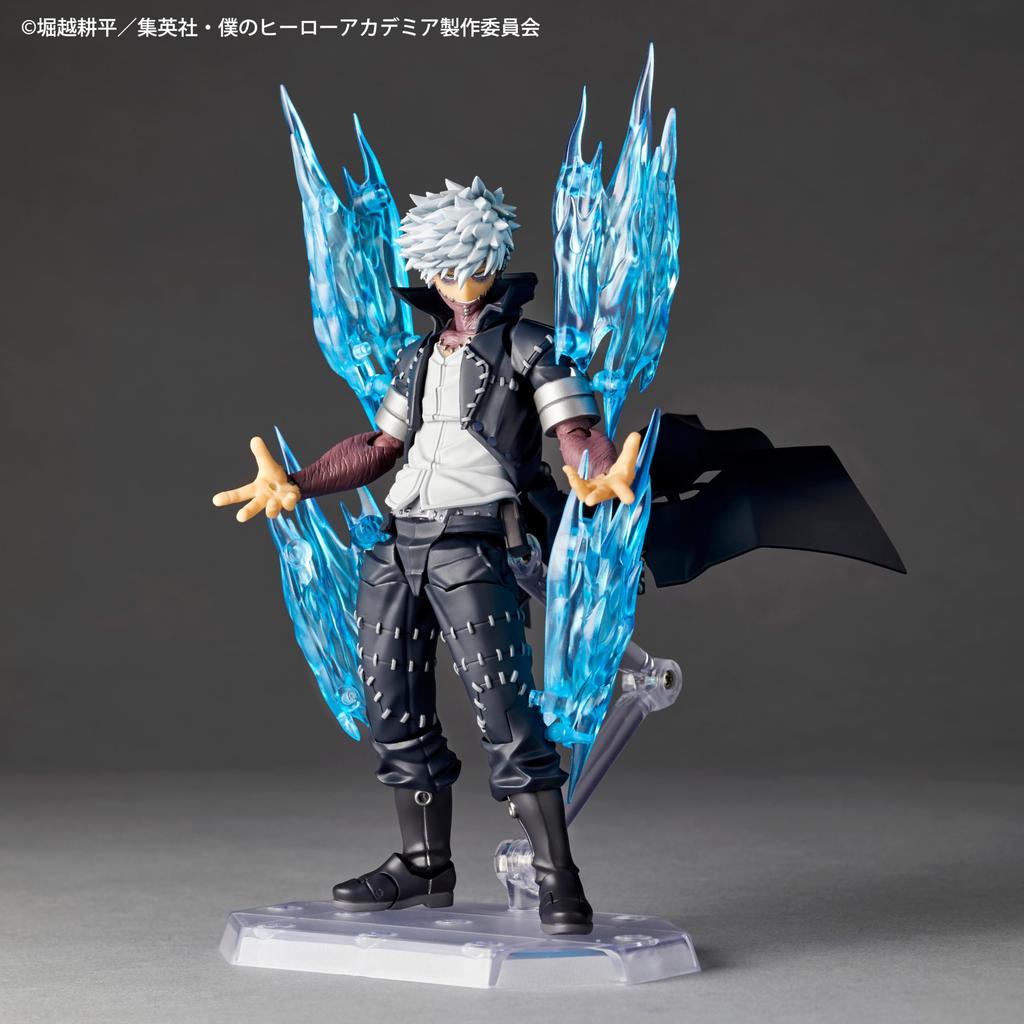 Kaiyodo Revoltech Amazing Yamaguchi My Hero Academia Dabi Высота 125 мм, окрашенная подвижная фигурка, приблизительная. ПВХ и АБС без масштаба