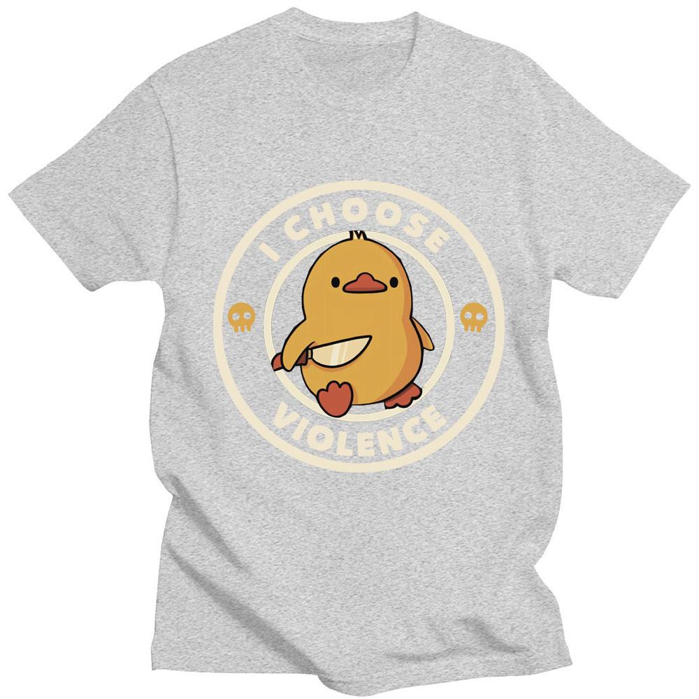 I Choose Violence Graphic Funny T Shirt Cartoon Men Women Short Sleeve High Quality Cotton T-shirt Oversized Summer Streetwear
