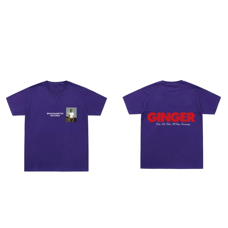 2023 модная футболка унисекс женская Brockhampton RECORDS забавные футболки GINGER Take The Odds I'll Keep Dreaming футболка хлопковые футболки