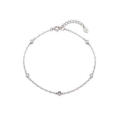Серебряный браслет на ногу Sc1756