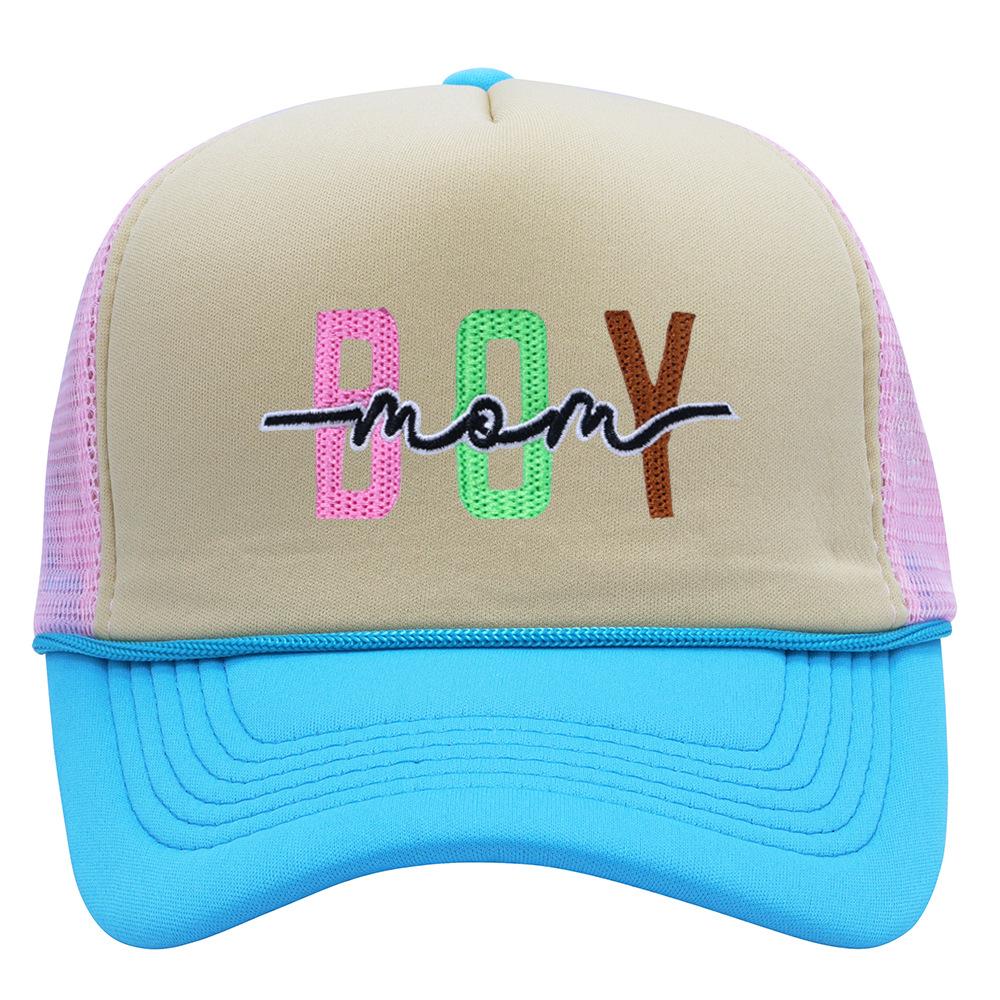 New boymom embroidered truck hat outdoor sunscreen baseball cap women's fashion sports and leisure cap tide