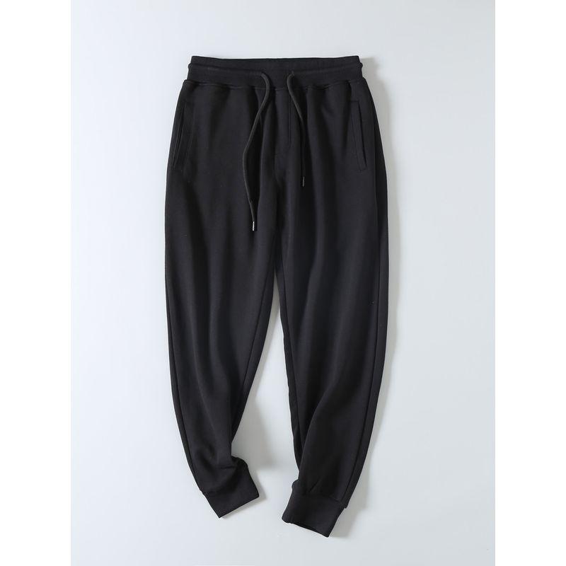 Export Export Tail Goods Japanese Style Simple All-Matching Elastic Waistband Terry Cotton Athleisure Ankle-Tied Sweatpants Men's Fashionable Trousers