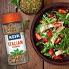 Keya Italian Seasoning, полностью натуральная и полезная итальянская смесь специй для пиццы, пасты | Стеклянная бутылка | Премиальные травы и специи 35 г