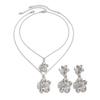 Romantic Flower Necklaces Earrings Light Luxury Women's Necklace  Jewelry Gifts
