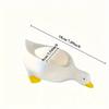 1Pc Self Draining Duck-Shaped Soap Dish with Waterfall Design Convenient for Cleaning and Storage, Bathroom Accessory, Soap Dis