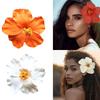 Pack Of 3 Flower Hair Clip For Women Slip Resistant Plumeria Plan Party Wedding Hair Styling