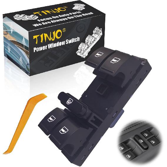 93570-2F200 Front Left Power Auto Window Switch Driver Compatible with 2004-2009 Kia Spectra & Cerato, Driver's Side Electric Master Window Switch