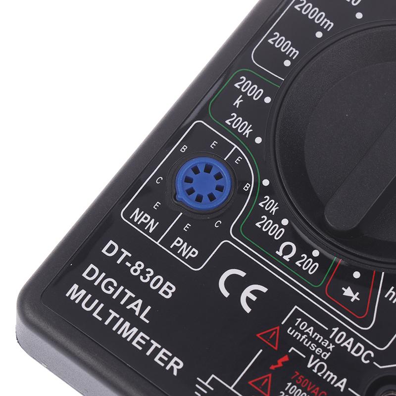 Lcd Auto Range Digital Voltmeter Multimeter Ohmmeter Volt Tester Measures Voltage Ac/Dc Voltage Current Capacitance Frequency