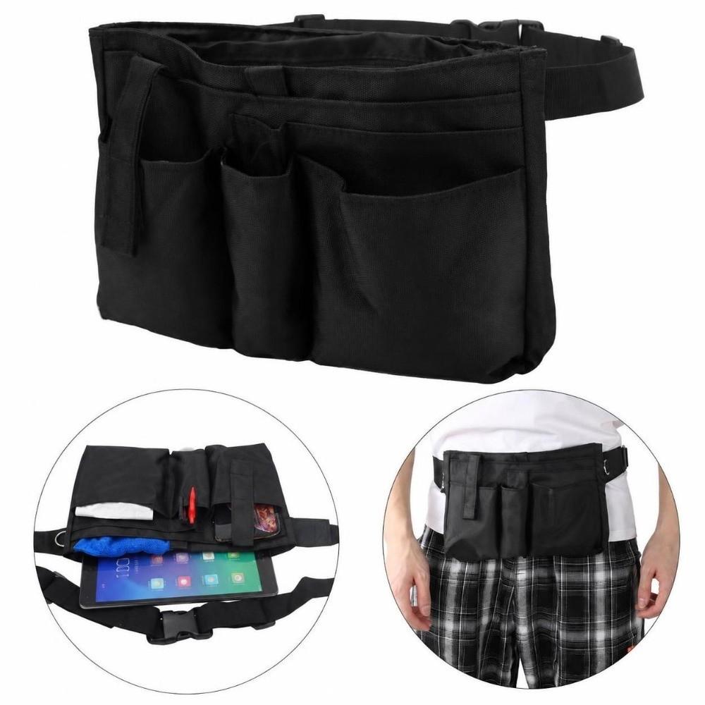 Adjustable Waist Pouch 900D PVC Tools Organizer Bag Convenient Waist Bag For Server