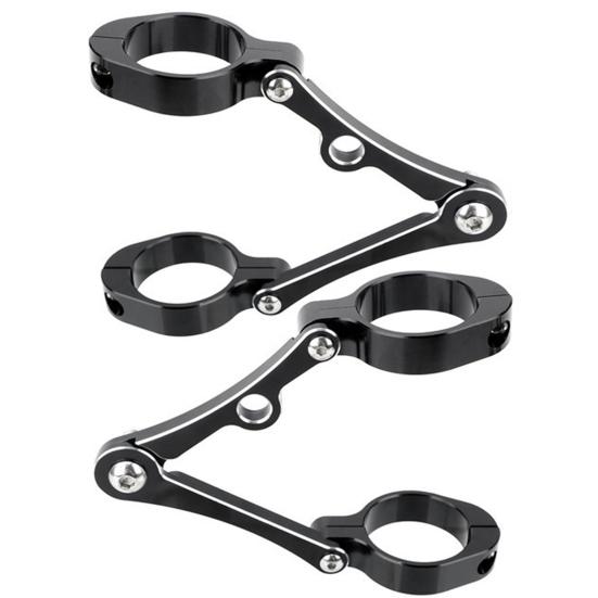 2Pcs Powerful Headlight Clamps High Strength Practical 39-41mm Durable Headlight Holders