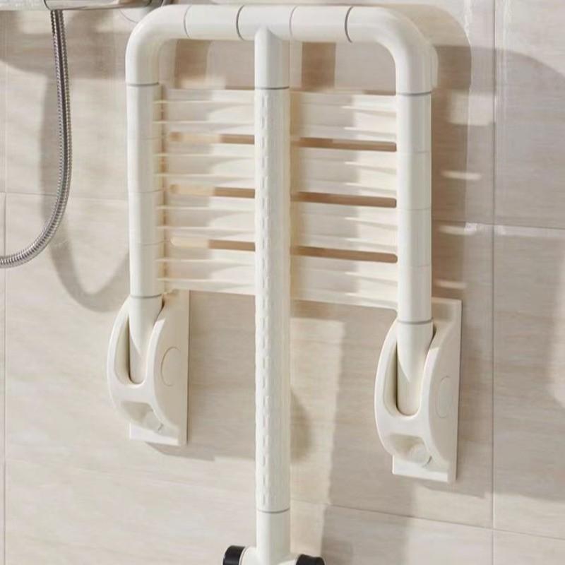 Складной стул для душа для пожилых людей, настенный стул для ванной комнаты для инвалидов, бытовой табурет для ванной на нейлоновой основе