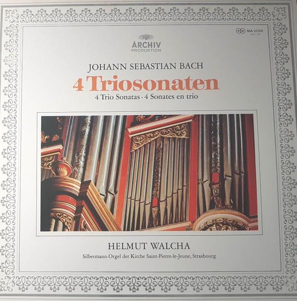 LP-пластинка ИОГАНН СЕБАСТЬЯН БАХ ХЕЛЬМУТ ВАЛЬХА 4 Трио-сонаты MA5096 ARCHIV PRODUKT 1973 Япония Классика Б/У