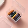 Plastic Powder Puff Storage Box Small Cosmetics Storage Case Square Storage Box  Swab