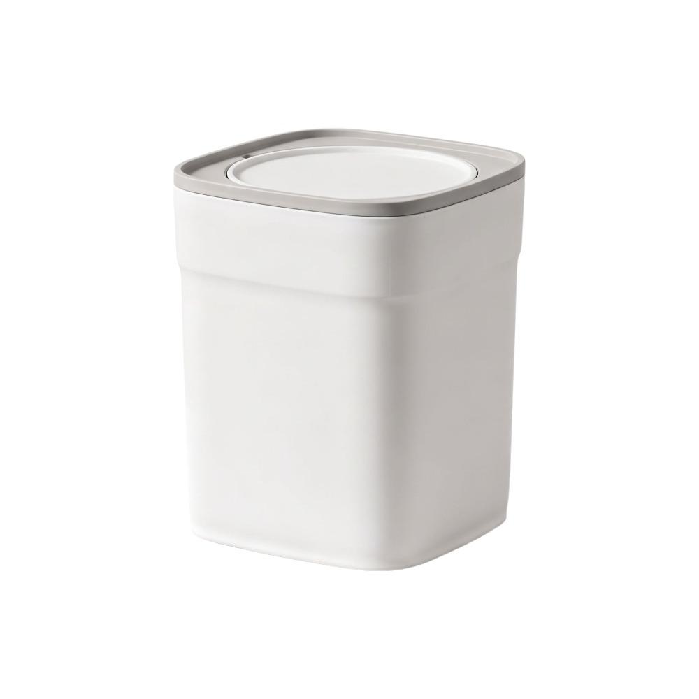 Plastic Desktop Trash Can Sealed Waste Paper Basket Durable Mini Waste  Bin  Bedroom