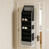 Modern Fabric Shoe Display For Door Back Providing 8 Shelves And Extra Pockets For Improved Arrangement