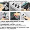 Master Power Window Door Control Switch Front For 2004-08 Ford F150 5L1Z14529AA