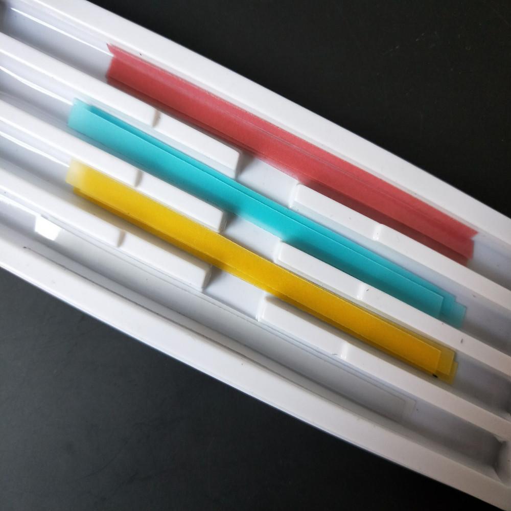 40pcs Dental Polyester Polishing Stick Strip with Single Side polishing Polystrips Whitening Materials  4mm width