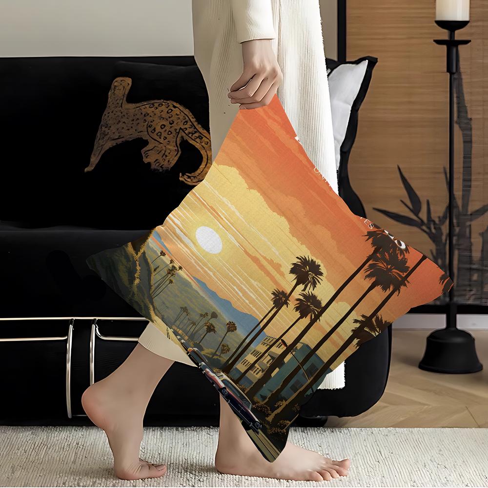 Ретро Городское Здание Америка Белый Дом Декоративный Эстетика Комнаты Чехол Домашний Декор Спальня Диван-Кровать Диван Подушка Чехол 45x45