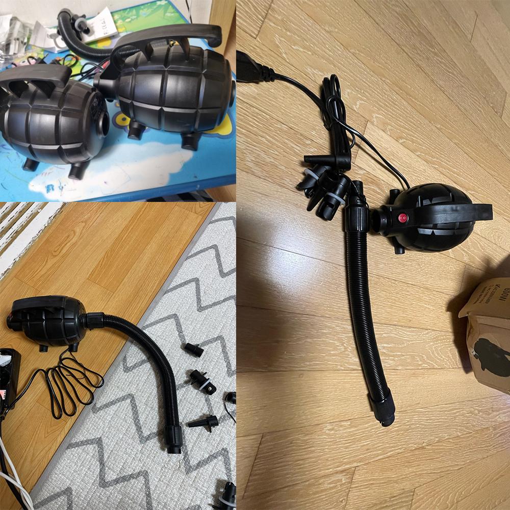 Портативный электрический воздушный насос для дома, бытовой, для кемпинга, многофункциональный инструмент, инструмент для надувания воздушной кровати, 220 В, 600 Вт, воздушный компрессор, вилка ЕС/США