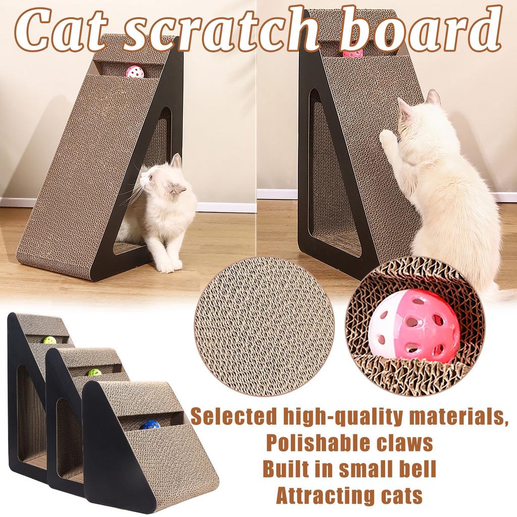 Vertical Cat Scratching Board, Wear-resistant And Non-shedding, Large Cat Scratching Board, Claws Grinder, Scratch-resistant, Corrugated Paper Nests