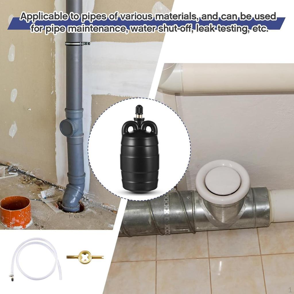 Надувная заглушка для труб, испытательный шар для сантехники, муниципальное обслуживание, резина, муниципальные трубы