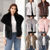 Large Lapel Fashionable Casual Versatile 2025 New Autumn and Winter Women's Vest Faux Fur Jacket
