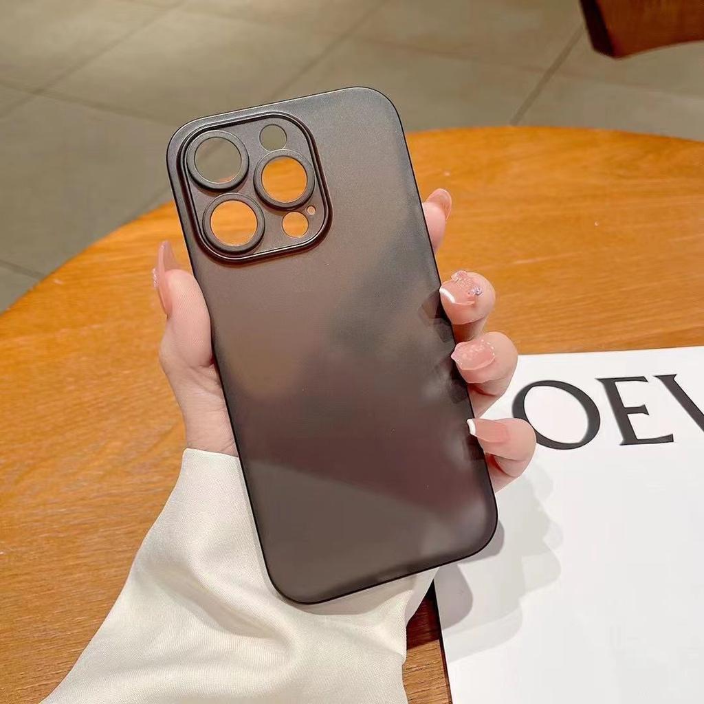 Ультратонкий Прозрачный Матовый Жесткий Ультратонкий PP Чехол Для Iphone 17 Air 17PRO 16e 17e 16 15 14 13 12 11 Pro Max Тонкая Задняя Крышка