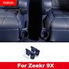 Для Zeekr 9X 2025 2026 Сиденье второго ряда Слот для телефона Подстаканник Силиконовая подкладка Пылезащитный ящик для хранения Аксессуары для интерьера