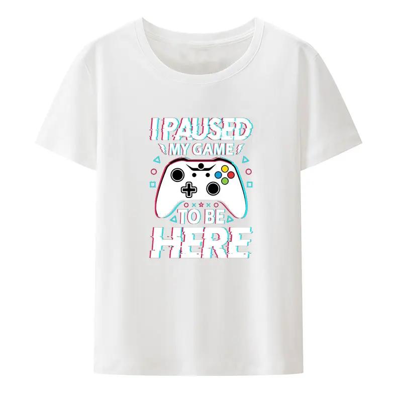 Funny Games The Only Legal Place To Kill Stupid People Print T Shirt UnisexNovelty Comfortable Game Short-sleev Hipster Tops