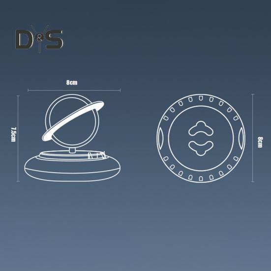 Автомобильный ароматизатор, подвесной устранитель запаха, прочный вращающийся солнечный диффузор для ароматерапии для автомобиля