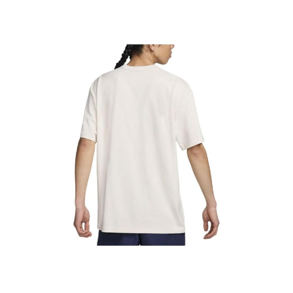 Nike Sportswear Solid Color Logo Comfortable Casual Sports Short Sleeve T-Shirt Men Tops Phantom FV7727-030