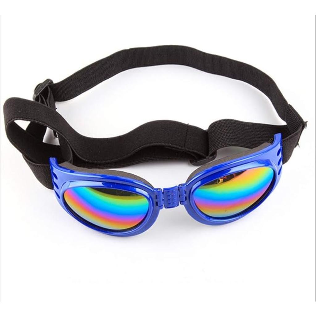 Очки для домашних животных Солнцезащитные очки для собак Очки для собак Золотистый ретривер Солнцезащитные очки для самоедов Очки Солнцезащитные очки для больших собак (синий)