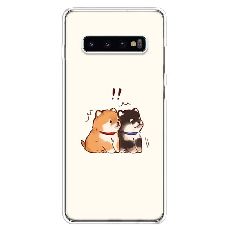 Animal Shiba Inu Painted Phone Case For Samsung Galaxy A52 A51 A50S A32 A22 A12 A02S A72 A71 A31 A70 A30S Note 20 Ultra 10 Plus