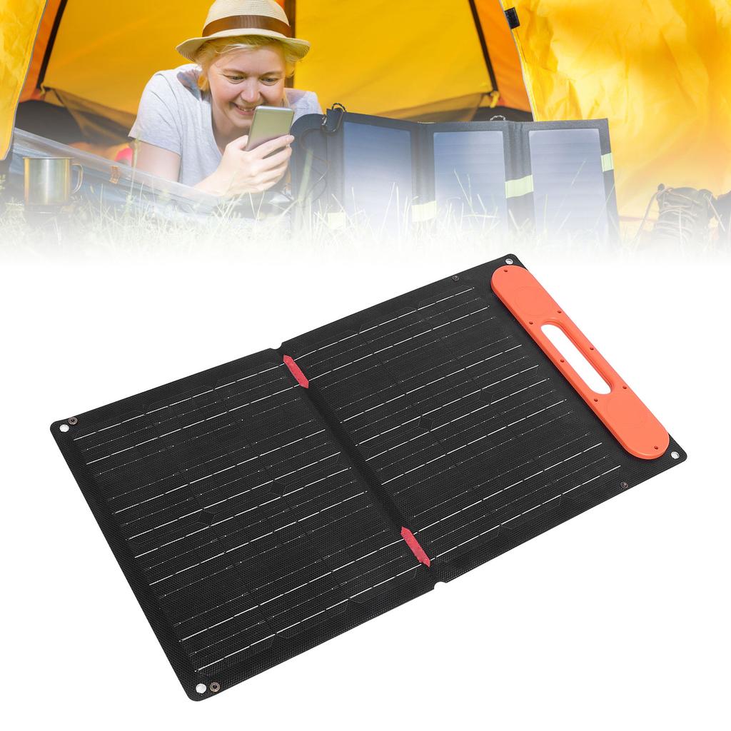 60 Вт солнечное зарядное устройство ETFE двухстороннее 12 В PD быстрая зарядка магнитная адсорбция складной портативный So