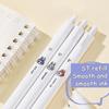 6Pcs Labubu Neutral Pen Kawaii Anime Cute Student Examination Office Gel Pen The Ballpoint Pen Learning Stationery Gifts