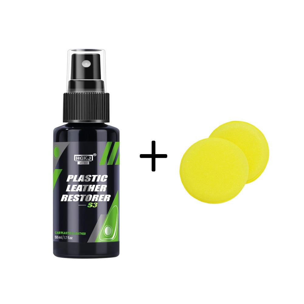 50/100/300 мл Автомобильный пластиковый восстанавливающий полироль для кожи очиститель-спрей для салона пластика чистящее средство-спрей автомобильные аксессуары
