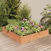 VidaXL Raised Garden Bed with Lining 120x120x25 Cm Solid Fir Wood 364293