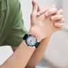 Casio Водонепроницаемость 50 метров кварцевый механизм полимерный ремешок японско-корейские часы мужские часы серебристый циферблат MTP-1346-7AV