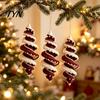 Crochet Starter Kit for Beginners Christmas Ornament Kit, DIY Spiral Tree Xmas Festive Atmosphere Decor Craft Holiday Home Decoration, Handmade
