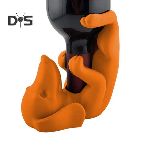 Такса держатель для бутылки вина PLA собака фигурка пивная бутылка дисплей стенд органайзер стойка для дома кухня бар обеденный стол украшение рабочего стола