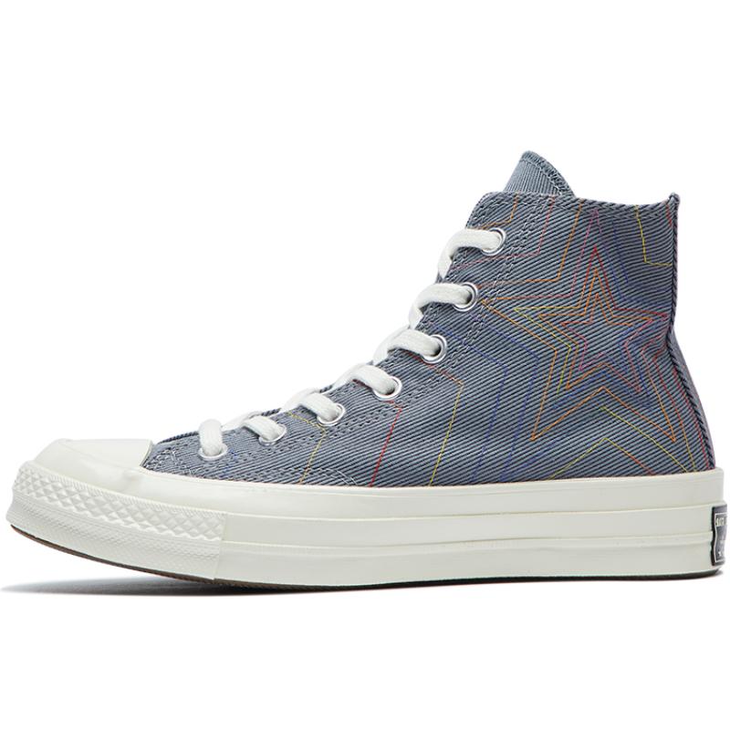 Converse Прочные удобные парусиновые полуботинки 1970-х годов Женские серые