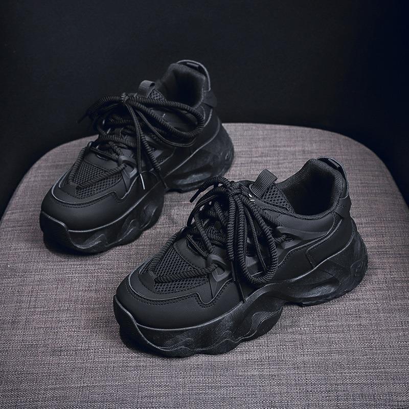 New Dad Shoes Women's Autumn Student Sports Running Shoes Casual Thick Sole Height Increase FB3303