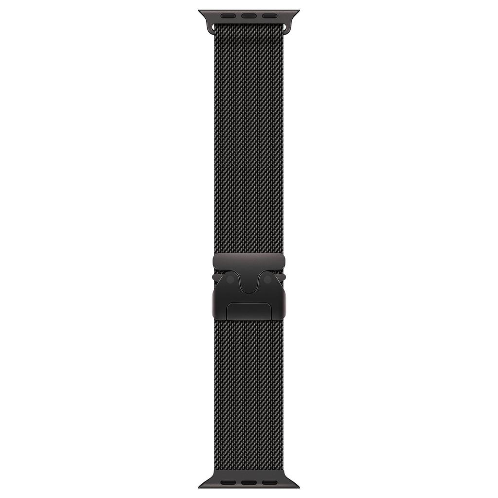 Совместимо с Apple Watch 11: Пряжка-парашют Миланский ремешок из нержавеющей стали, Металлический ремешок Ultra 3