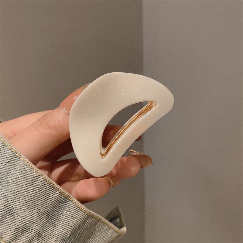 Модные заколки для волос для женщин 6 см красивые полые металлические заколки для волос корейские популярные аксессуары для волос