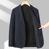 Осень и зима Новый стиль тонкий эластичный мужской повседневный маленький костюм мужской тонкий однобортный пиджак